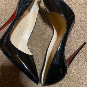 Red Bottoms new like condition only worn once.  Goes with everything!!!!